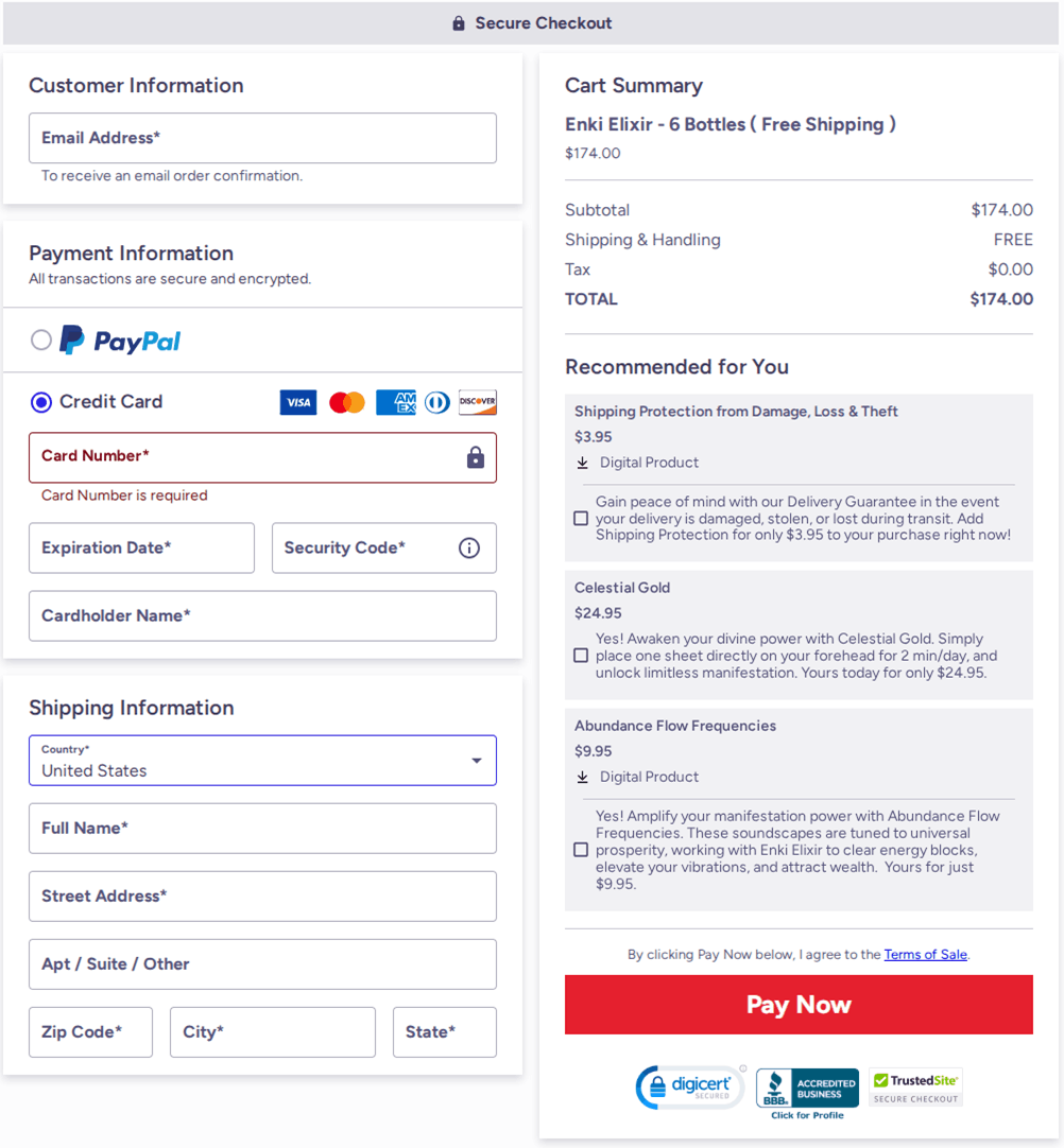 Enki Elixir Checkout